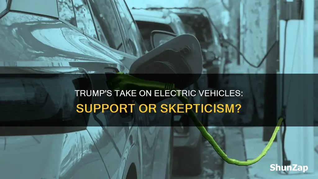 what did trump say about electric vehicles