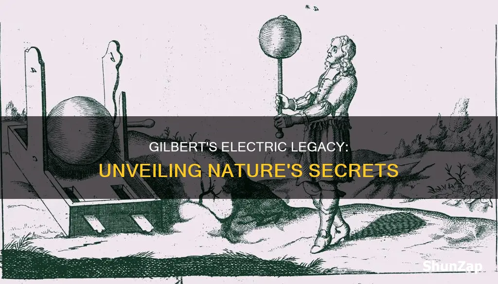 what did william gilbert contribution to electricity