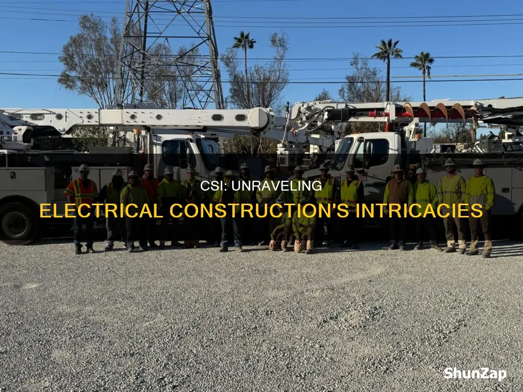 what dies csi stand for electrical construction