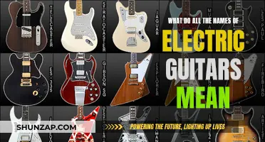 The Intriguing Names of Electric Guitars: Unraveling Their Meanings and Stories