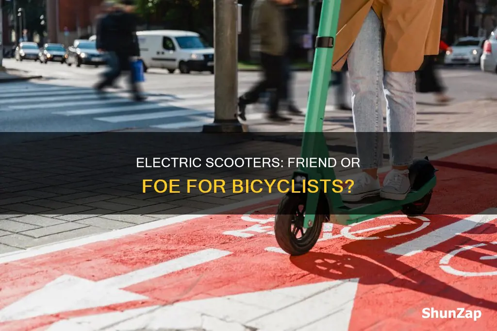 what do bicyclists think of electric scooters