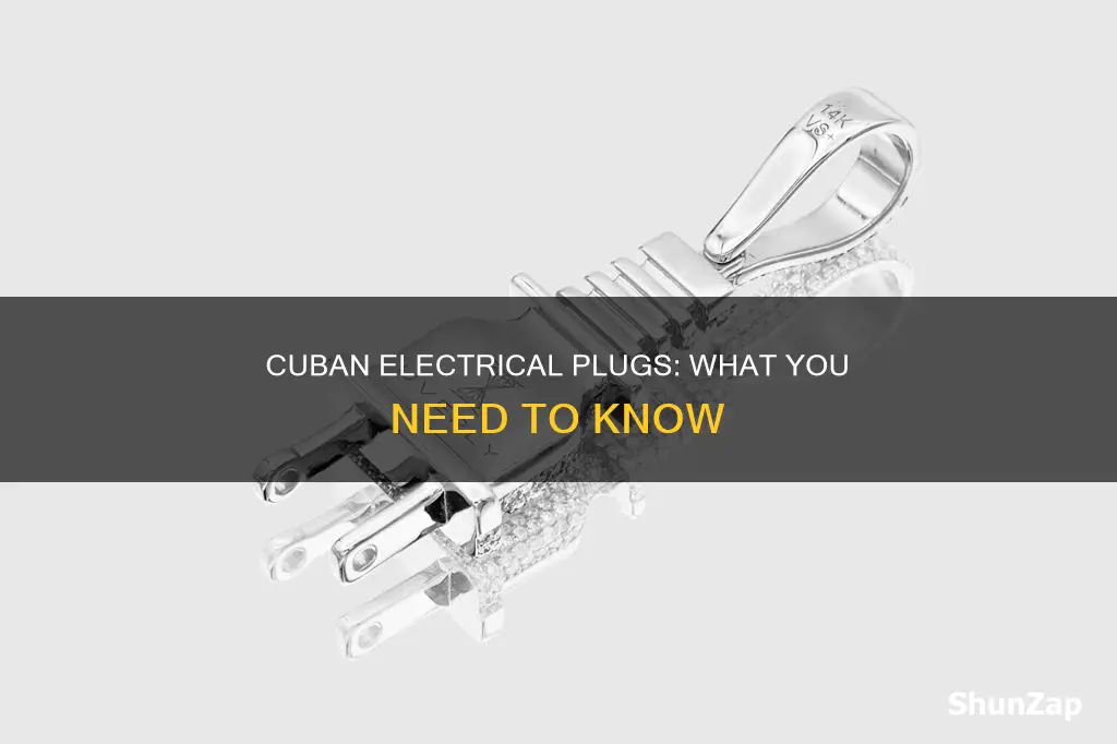 what do cuban electrical plugs look like