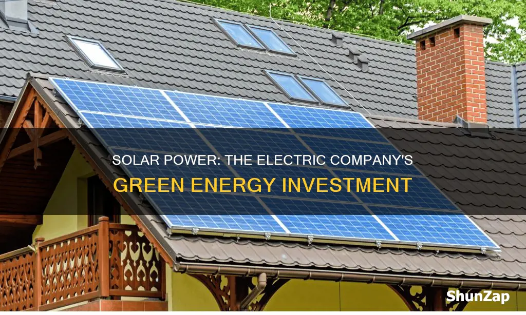 what do electric companys buy solar for