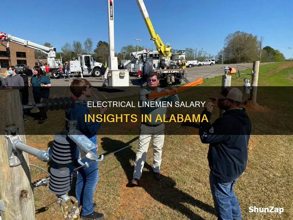 what do electrical linemen earn in alabama