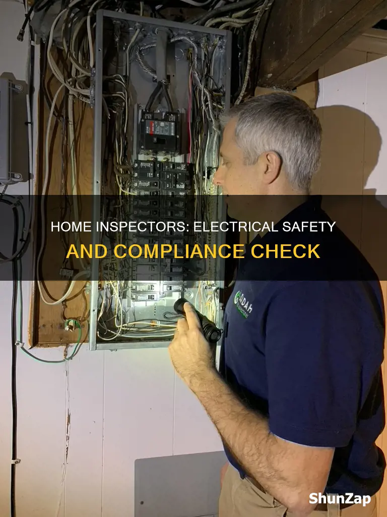 what do home inspectors look for electrical