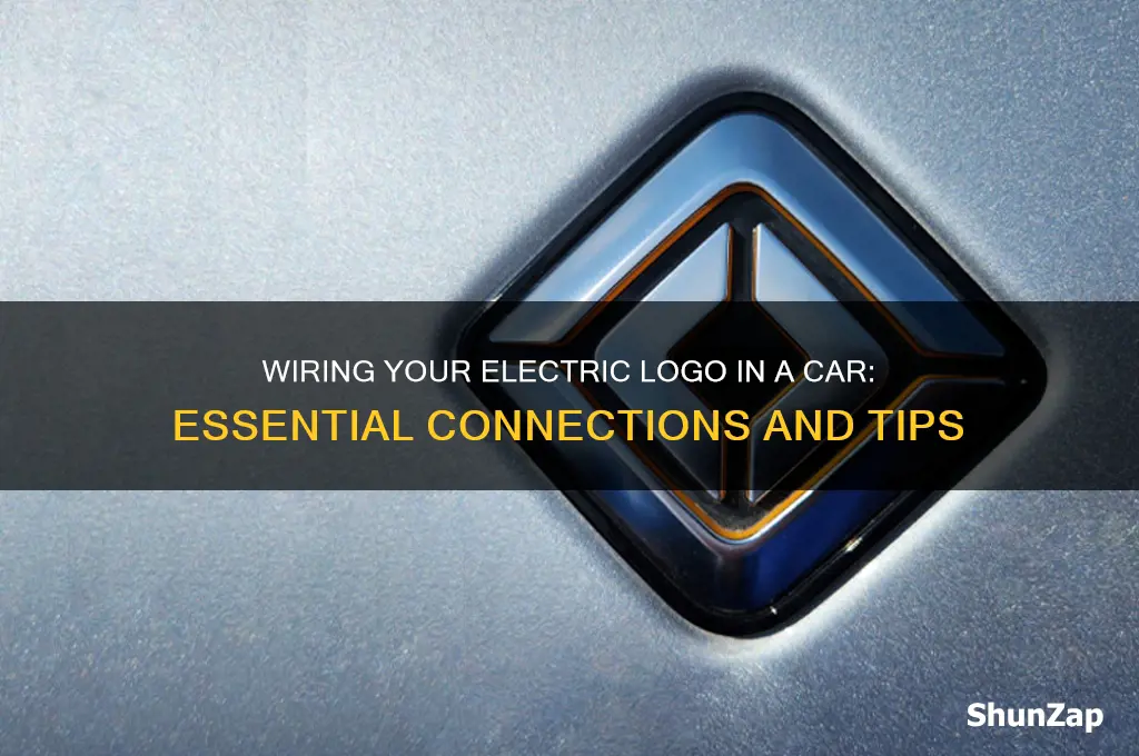 what do i wire my electric logo to in car