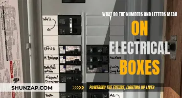 Understanding Electrical Box Labels: Decoding Numbers and Letters