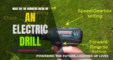 Understanding Your Electric Drill's Numbers: A Guide