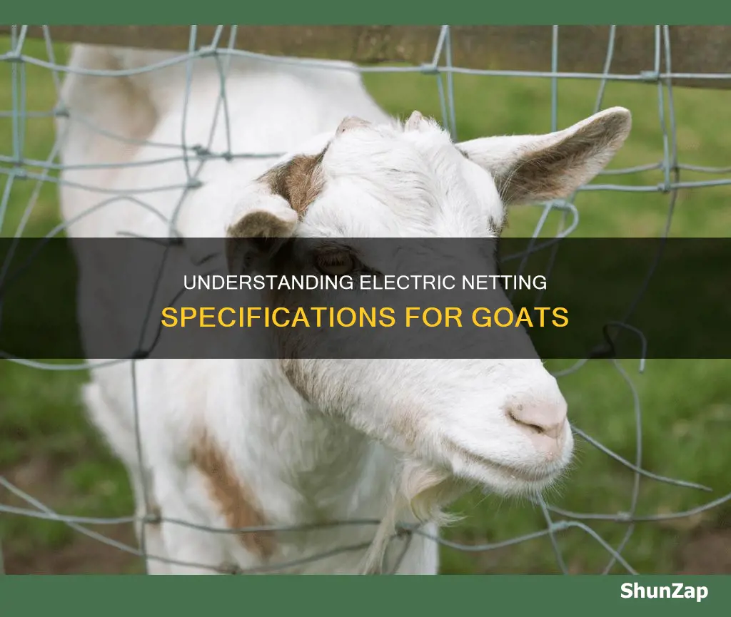 what do the numbers mean on goat electric netting
