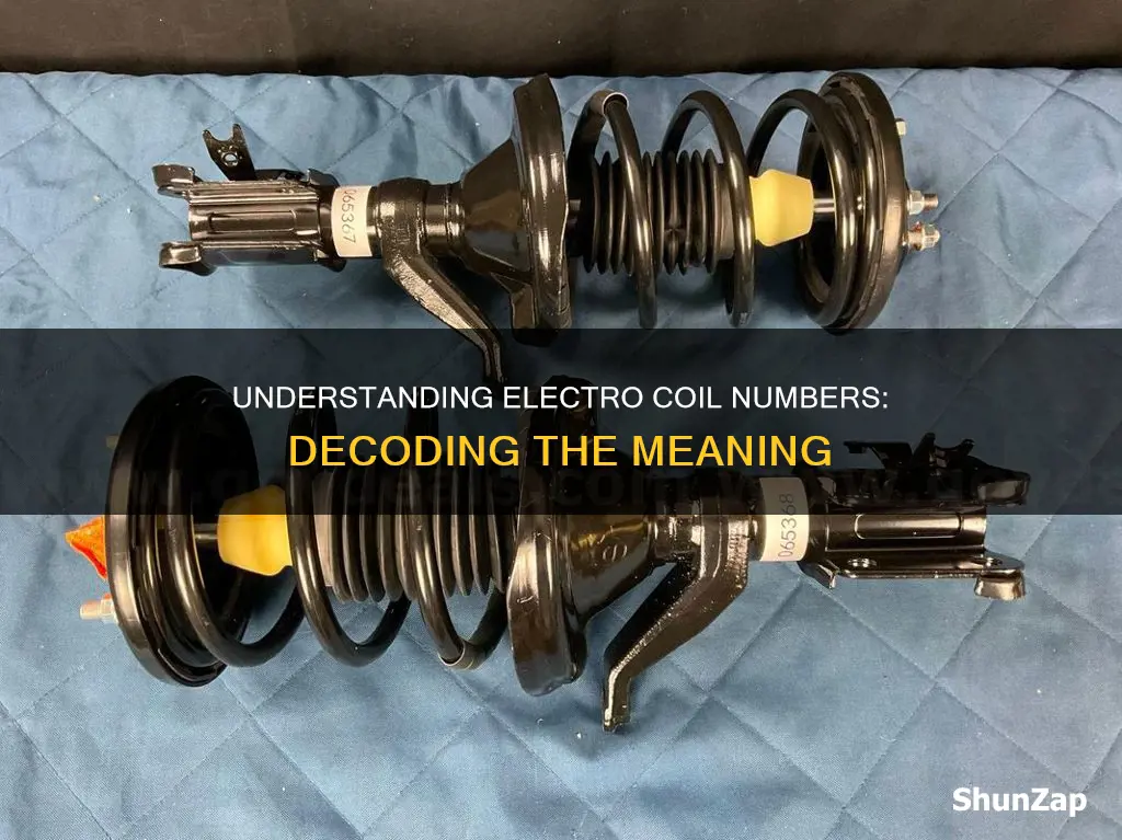 what do the numbers on an electro coil mean