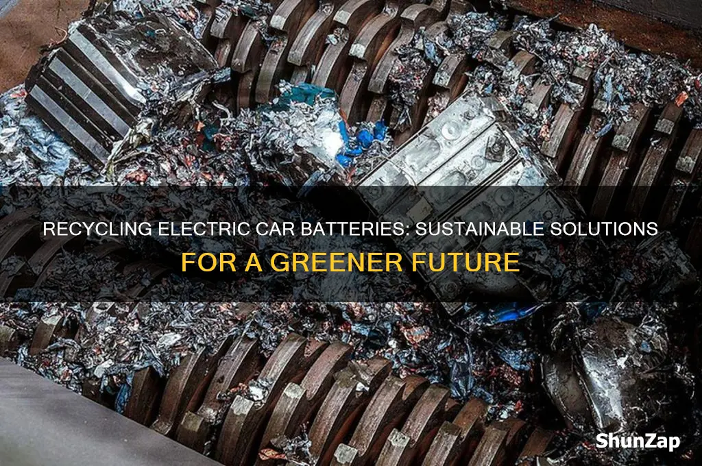 what do they do with batteries from electric cars