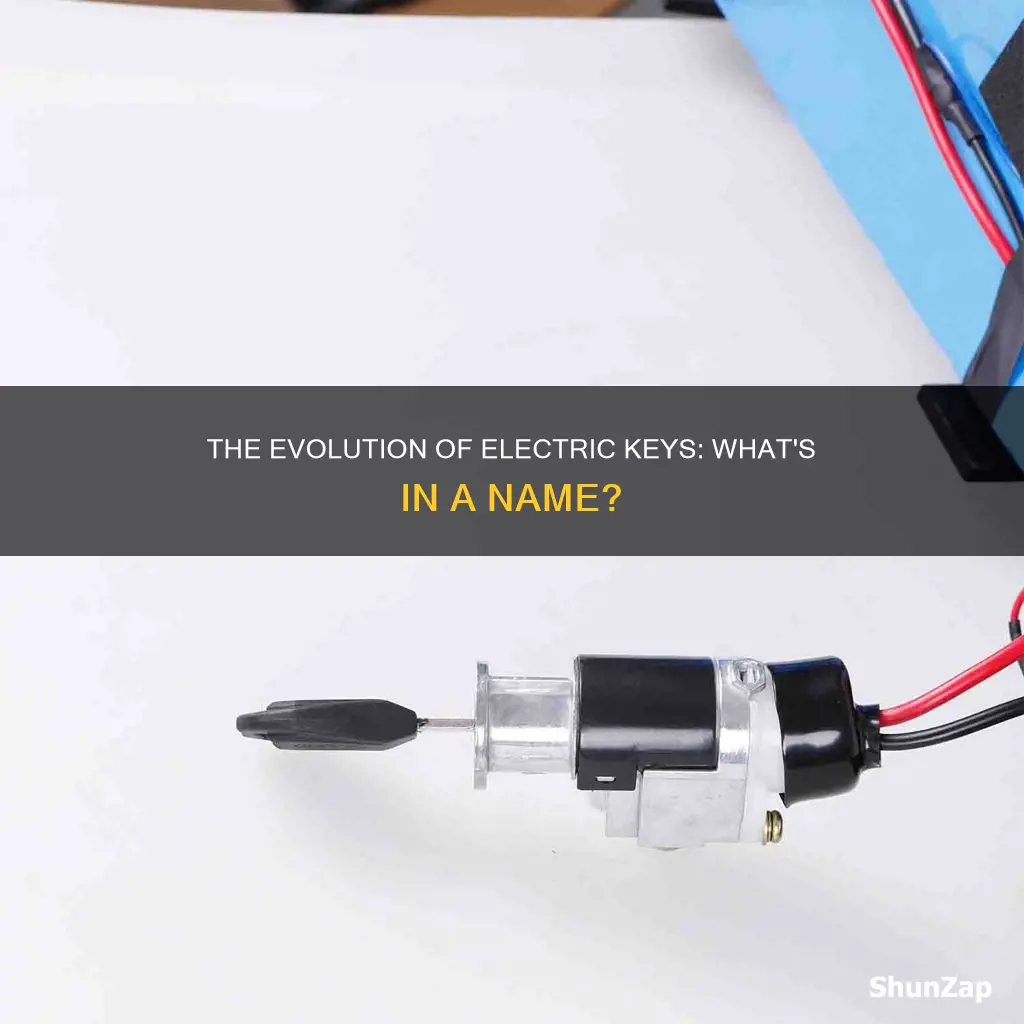 what do you call an electric key
