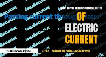 Electric Current's Chemical Reactions: Unveiling the Science