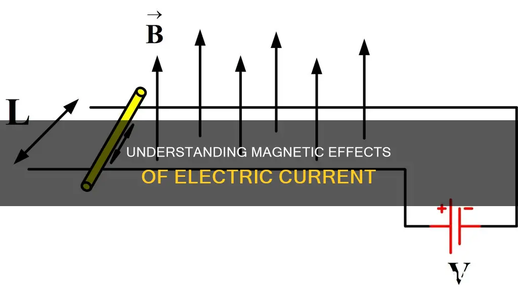 what do you mean by magnetic effect of electric current