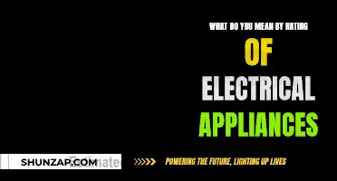 Electrical Appliance Ratings: Understanding Their Meaning and Importance
