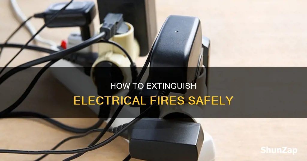 what do you put on electrical fire