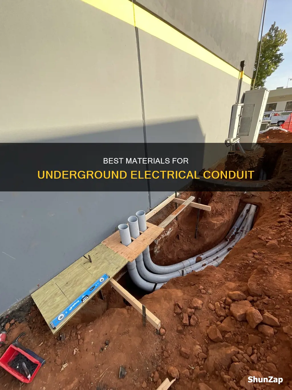 what do youuse for underground electrical conduit