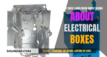 Understanding Electrical Boxes: The Meaning of a 1-Gang Box