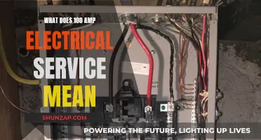 Electrical Service Power: Understanding 100-Amp Capacity