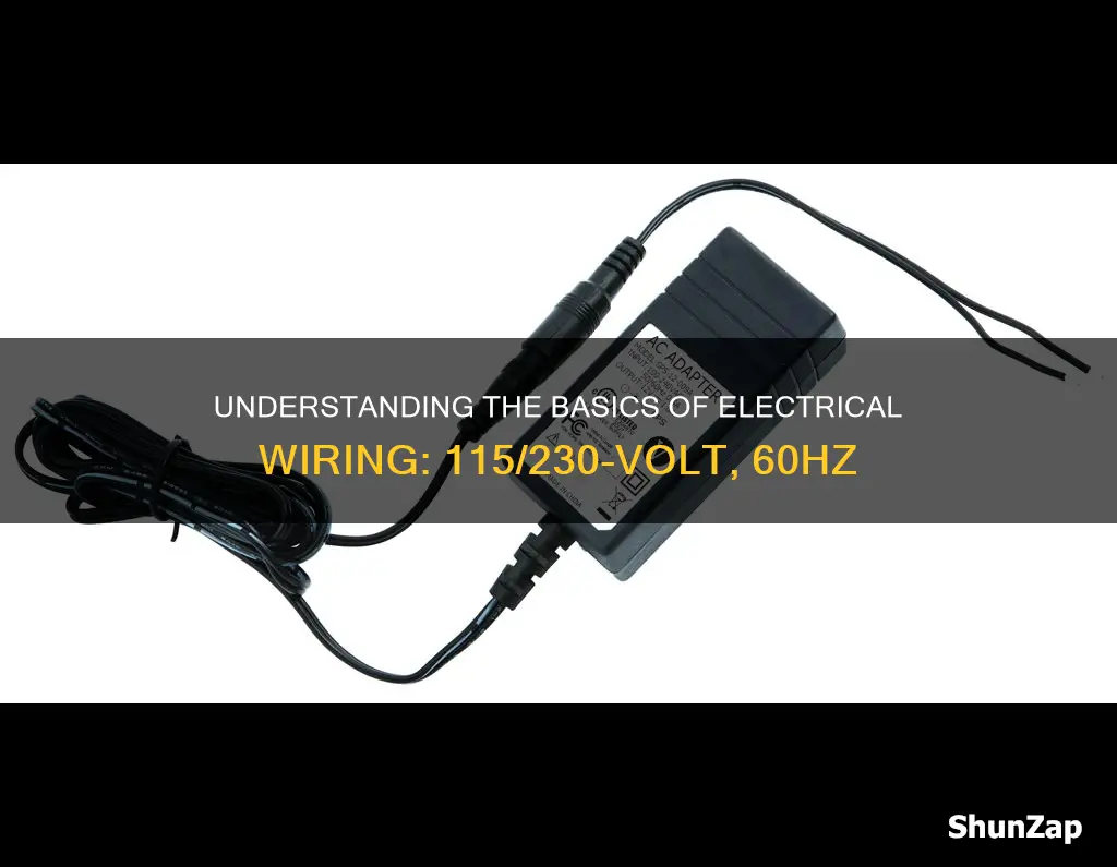 what does 115 1 60 mean electricity