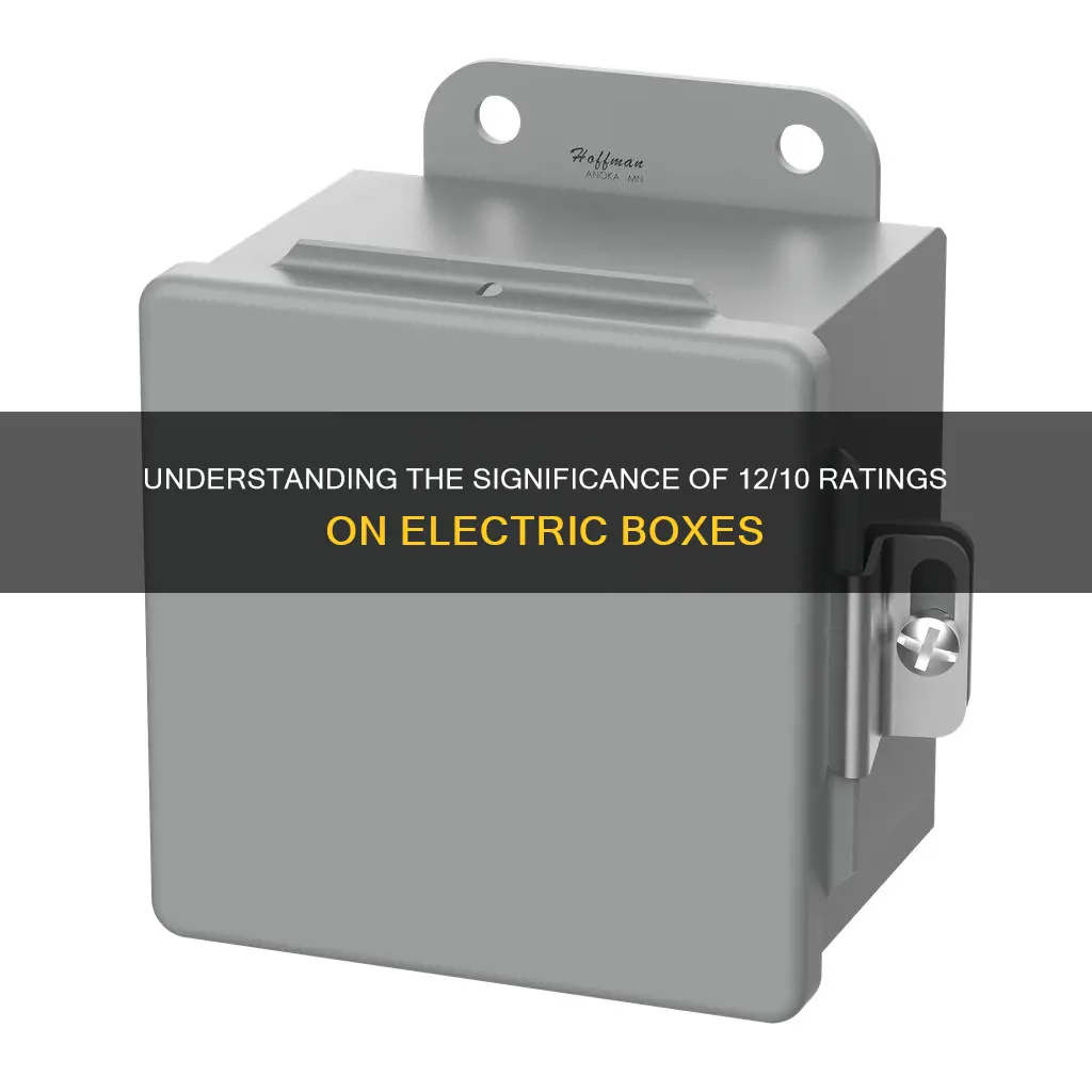what does 12 10 mean on electric boxes