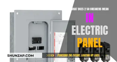 Understanding Electric Panels: 2 50-Amp Breakers Explained