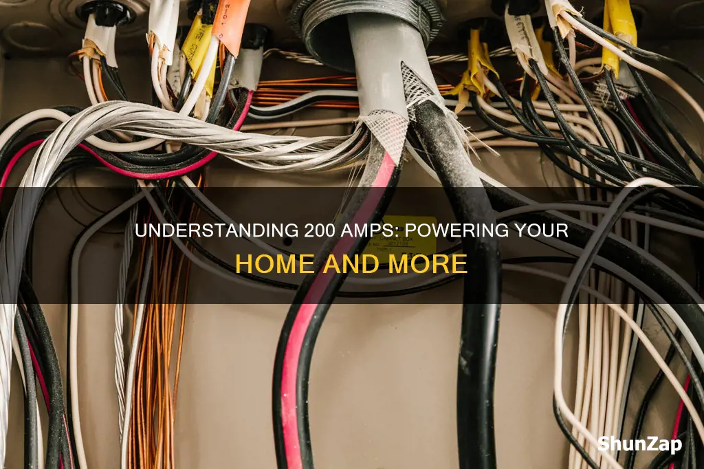 what does 200 amps electricity mean