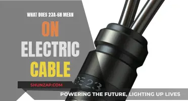 Understanding the Marking 23A-6H on Your Electric Cable