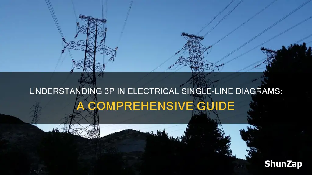 what does 3p mean in electrical single line diagrams