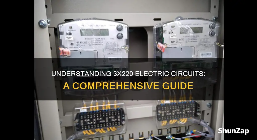what does 3x220 mean electric