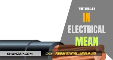 Understanding the Basics of Electrical: What Does 4-0 Mean?