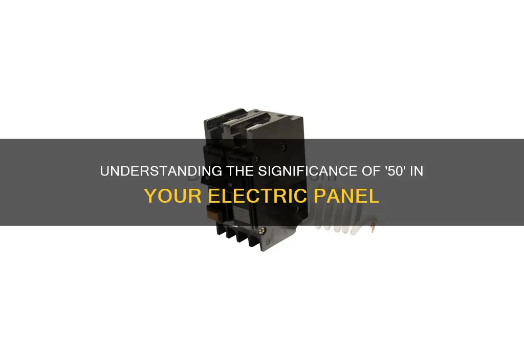 what does 50 mean in electric panel