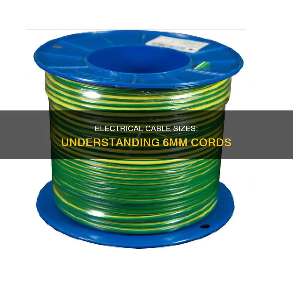 what does 6mm electrical cable look like