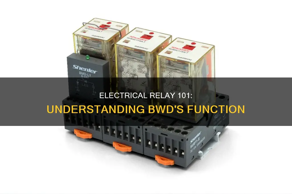 what does a bwd electrical relay do