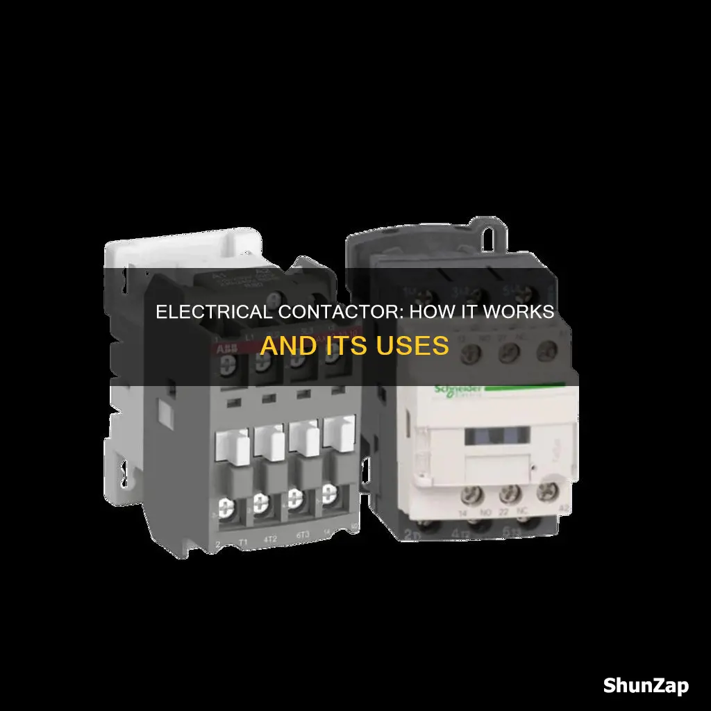 what does a contactor do in electrical