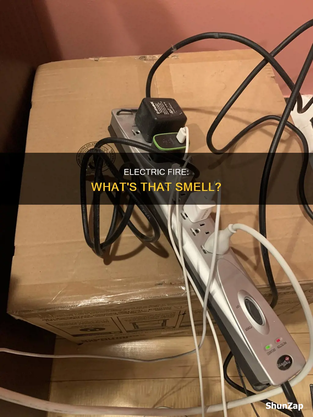 what does a electric fire smell like