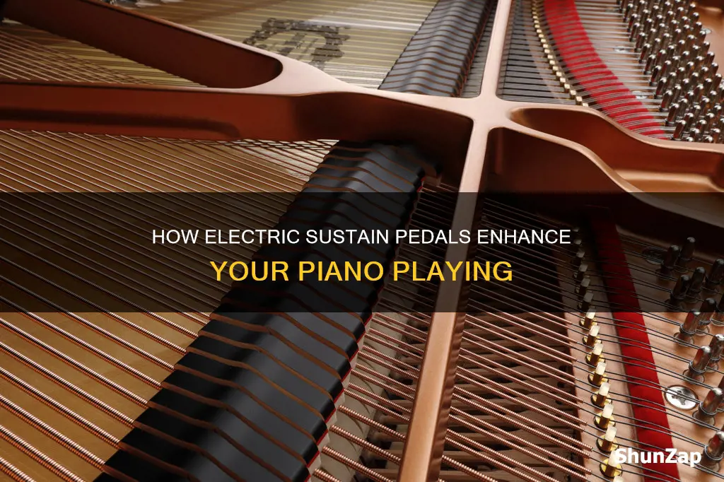 what does a electric sustain pedal do