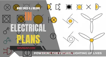 Understanding the Significance of 'J' in Electrical Plans