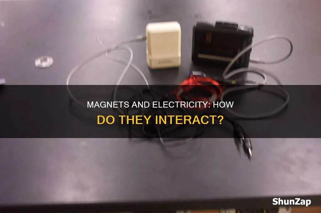 what does a magnet do to electricity