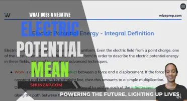 Understanding Negative Electric Potential: What Does It Mean?