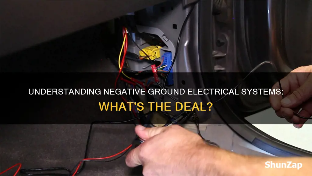 what does a negative ground electrical system mean