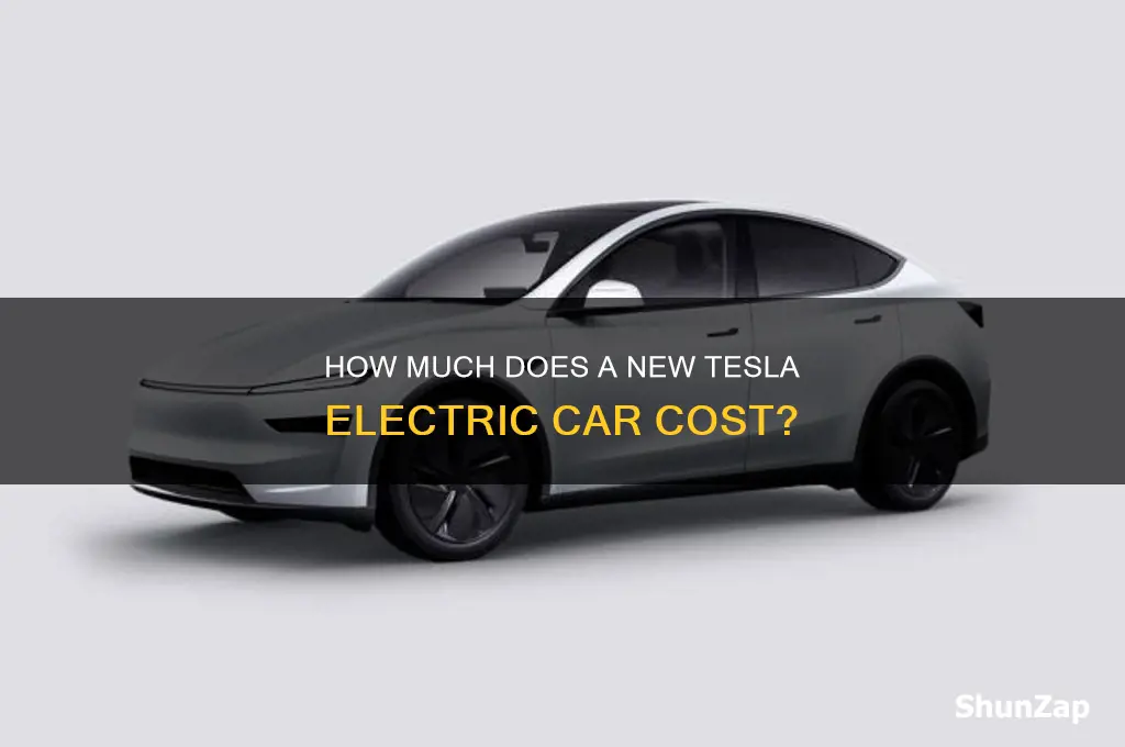 what does a new tesla electric car cost