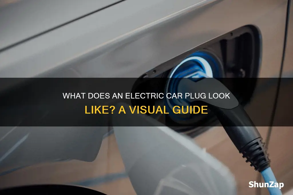 what does a plug for an electric car look like