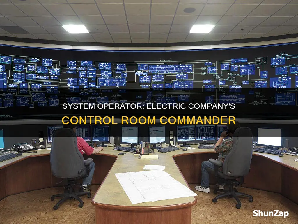 what does a system operator do electric company