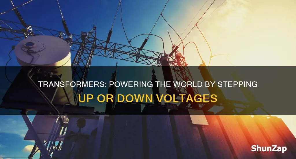 what does a transformer do in electrical