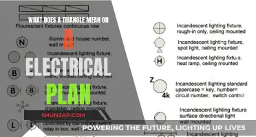 Understanding the Triangle Symbol in Electrical Plans