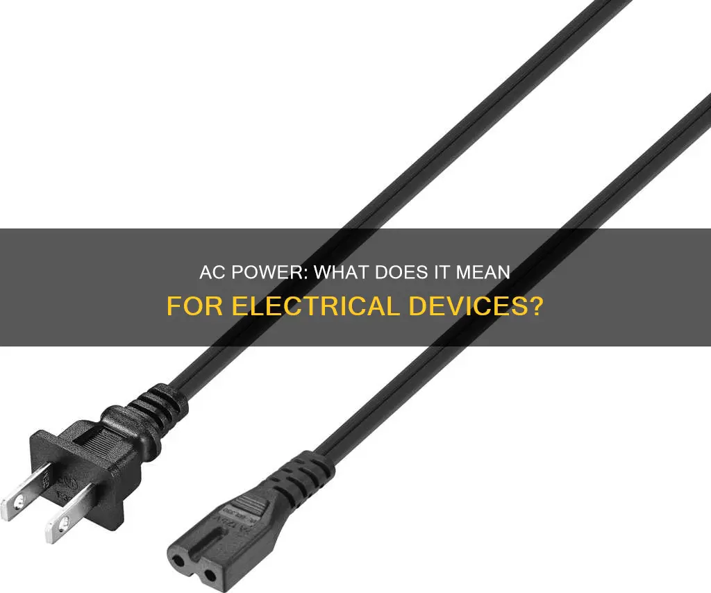 what does ac mean by an electrical device
