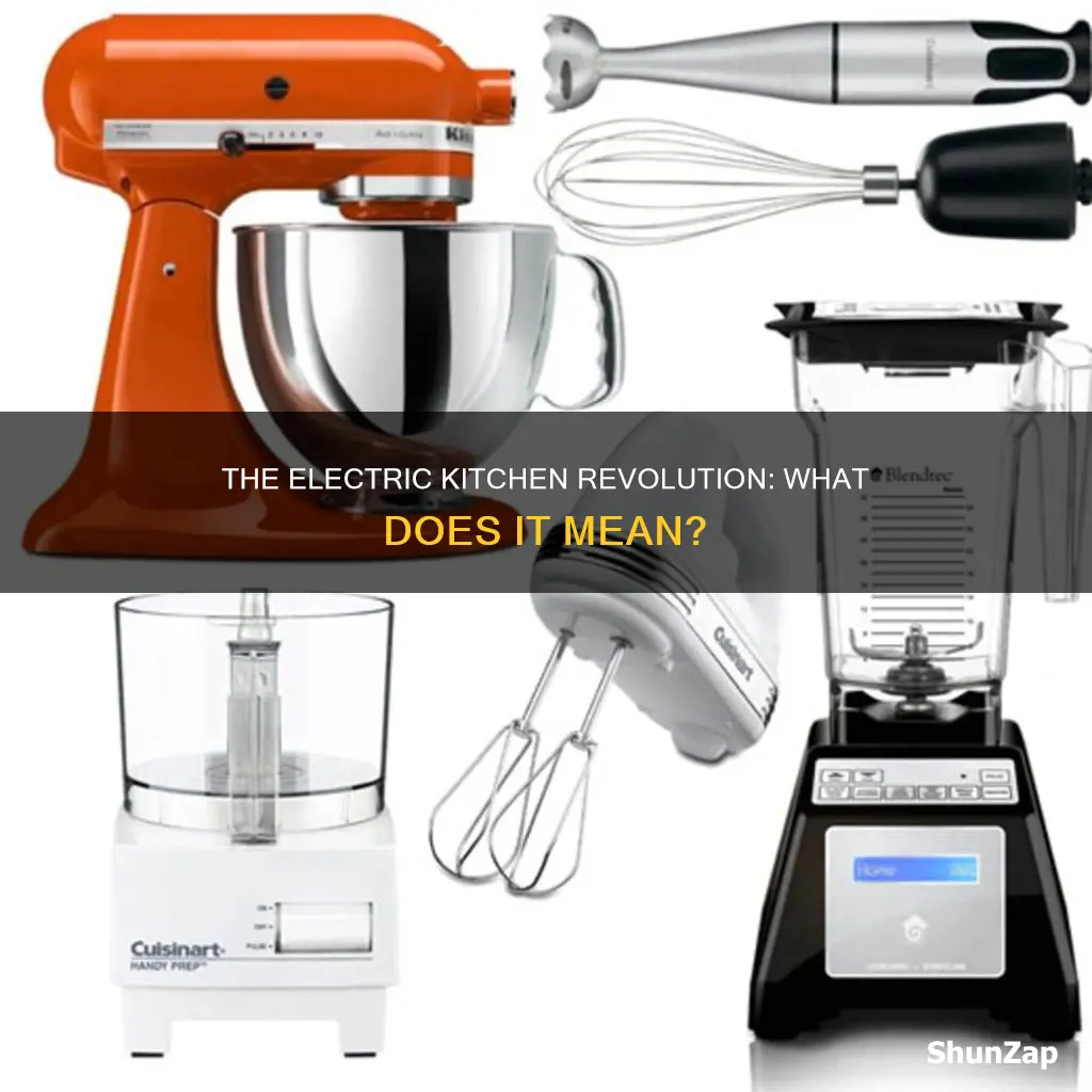 what does all electric kitchen mean