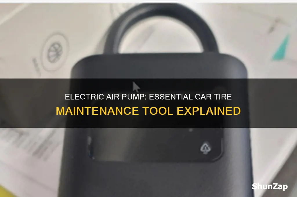 what does an electric air pump do for a car