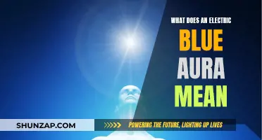 The Significance of an Electric Blue Aura